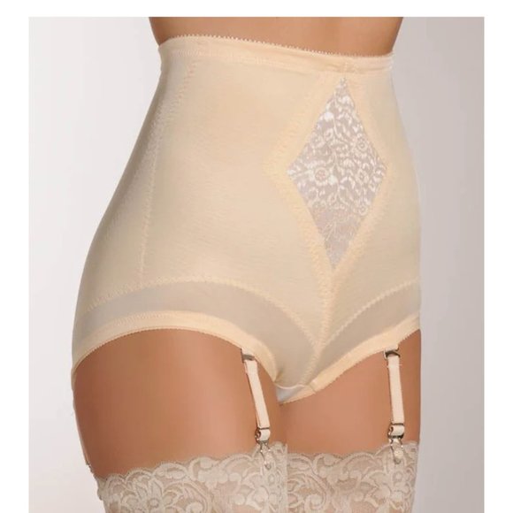 NEW Rago Diet Minded Shaping Firm Control Girdle Brief Panty 6195 Beige - Picture 1 of 15